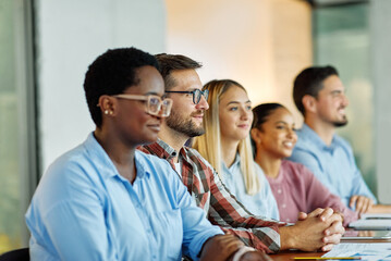 business team businesswoman success meeting office teamwork happy portrait businessman together...
