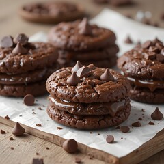 Fototapeta premium chocolate chip cookies