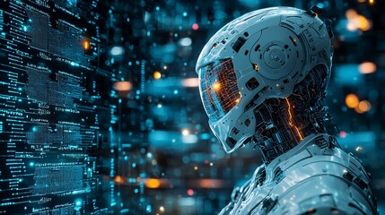 Fototapeta premium Innovative machine learning solutions image