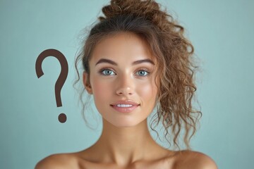 Woman Dental Teeth Question Mark