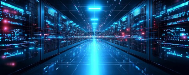 Fototapeta premium Business Computer Online Update