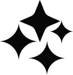 Shine icon, Clean star icon