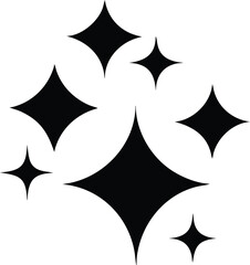 Shine icon, Clean star icon