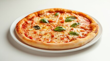 Deliciously Crafted Pizza: A Beloved Italian Dish Bursting with Flavor and Fresh Ingredients
