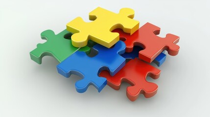 Puzzle. Business strategy, success solution, jigsaw games symbol. Idea metaphor. Creative idea, connection, challenge, partnership, teamwork, match