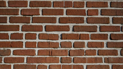 Obraz premium Neat red brick wall pattern