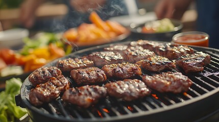 A Lively Korean BBQ Feast with Friends: Savoring the Flavors of Grilled Meats and Traditional Dishes
