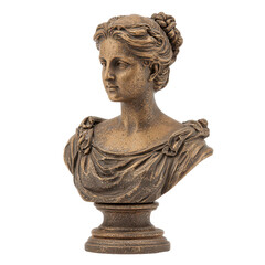 Obraz premium A detailed bust sculpture representing classical beauty and artistry.