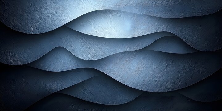 Abstract swirls of deep blue and gray create a serene, flowing texture that evokes the calming essence of ocean waves under soft light.