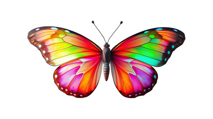 Photo of colorful butterfly isolated on transparent background.png