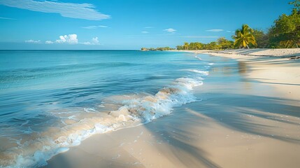 Fototapeta premium Caribbean Beach Scene