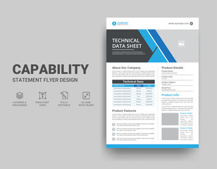 Capability Statement Template Design