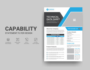 Capability Statement Template Design