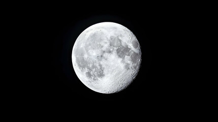 Obraz premium Full Moon Night Sky Celestial Orb