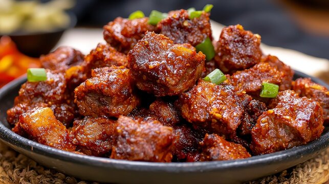 Chadian kisra closeup traditional dish culinary art kitchen setting food photography cultural delight