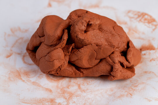 a special paste with the addition of orange clay for creativity and modeling