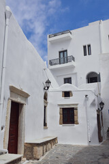 street in village city, Naxos