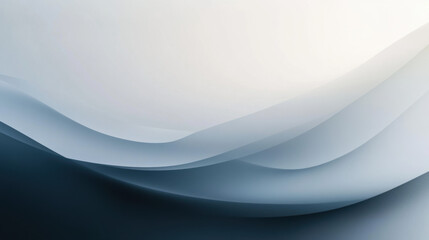 Abstract blue and white wavy background creating a sense of calm