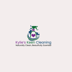 PrintKylie's Keen Cleaning For Logo Design।