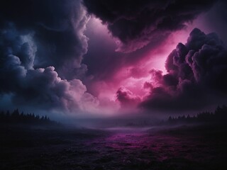 Naklejka premium Cloud against a Plain Coloured Background. Modern Abstract Smoke Wallpaper. Cloud Computing Concept.