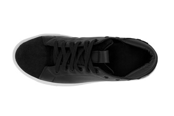 black shoe from top