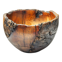 PNG Tree Ring Platter Against Transparent Background for Rustic Decor, Nature-Inspired Designs, or Sustainable Wood Products