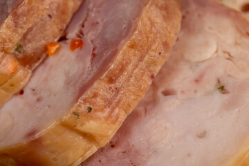 combined sausage of chicken thigh and breast with spices