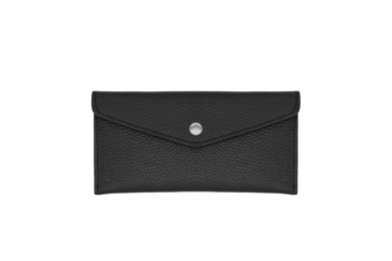 woman leather wallet closed