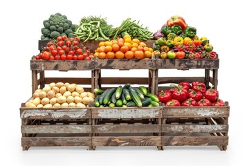 Market vegetable zucchini produce.