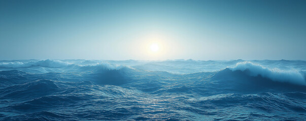 Fototapeta premium 水平線と太陽