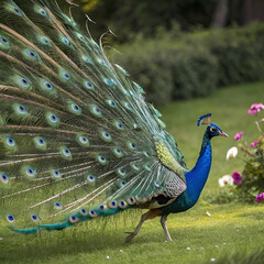 Obraz premium peacock a very beautiful