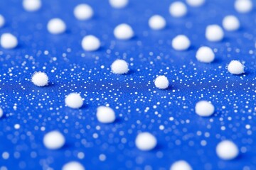 Abstract Blue Background with White Circular Shapes and Texture