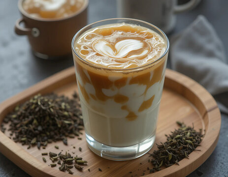 Smooth Hojicha Iced Latte Bliss