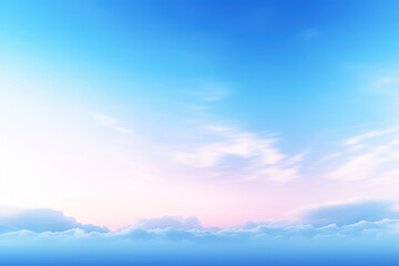 Obraz premium clear blue sky with clouds