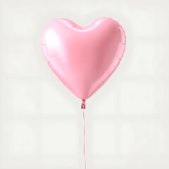 heart shaped balloon mockup