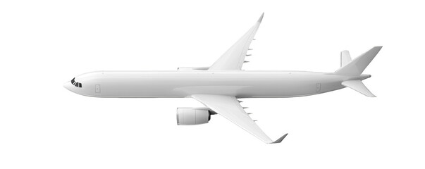 airplane isolated on white