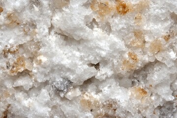 Close-Up Texture of White and Brown Natural Rock Formation