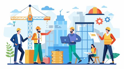 Project managers oversee the entire construction process, from planning to completion.