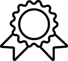 Quality certify badge icon. ribbon and banner. premium quality and guarantee labels. Qualification certificate medal. Quality award ribbon sign.