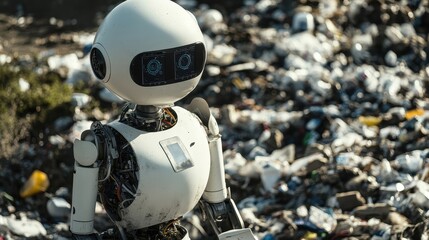 Smart Robot Using AI for Waste Management Solutions