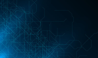 Computer motherboard pattern, circuit board background. Vector intricate circuitry motif with soldered connections and electronic components, creating dynamic and interconnected design, AI concept