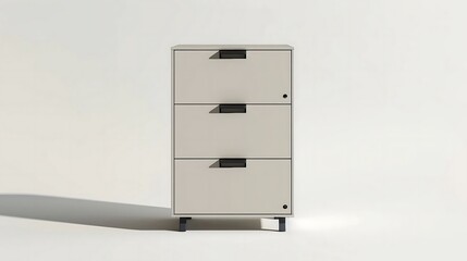 A filing cabinet is a storage unit designed to organize and store documents, typically with multiple drawers. It helps keep files safe, accessible, and sorted by categories, making office work more 