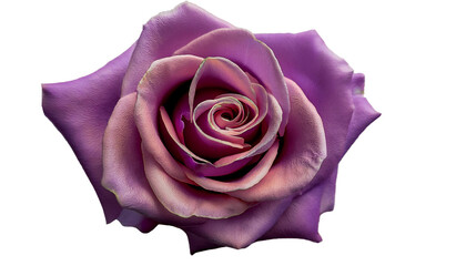 ピンクの薔薇　白背景　背景透過可能