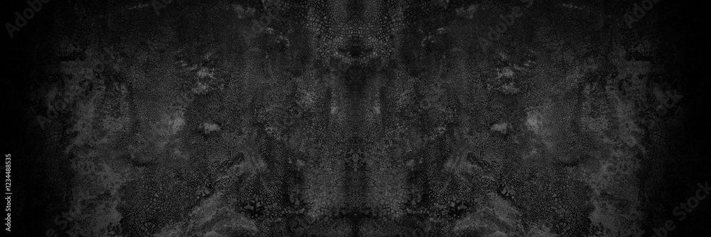 Aufkleber old wall texture smeared engine oil cement dark black gray background abstract grey color design are