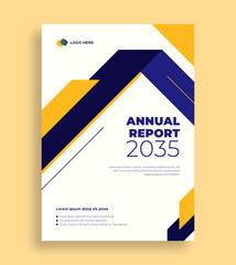 modern annual report cover book business design
