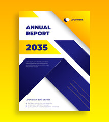 modern annual report cover book business design