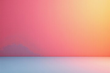 Obraz premium Abstract Pastel Room with Gradient Wall and Floor for Display
