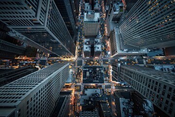 Obraz premium New York City city architecture cityscape.