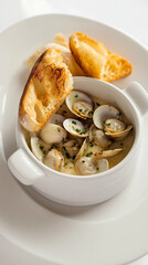 Portuguese Clams in Garlic Sauce with Fresh Parsley