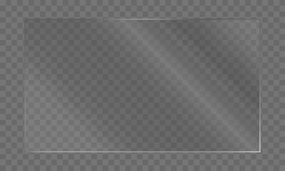 realistic mirror with this 16:9 vector texture, ideal for glass, plastic, or acrylic windows.  The design includes a glossy surface, highlights, and a clear, polished look